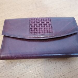 Vintage Princess Gardener Burgundy Wallet